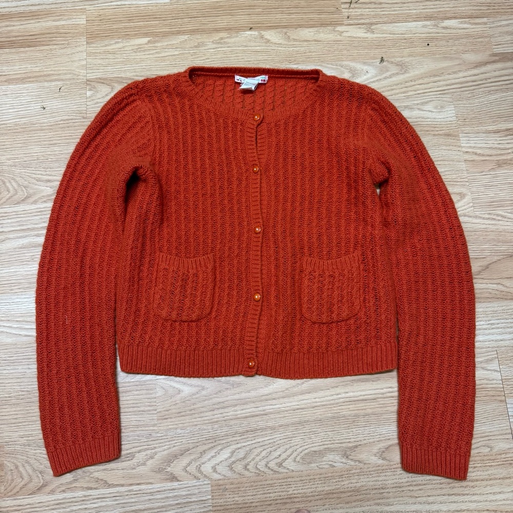 Bonpoint Wool Fancy Stitch Cardigan